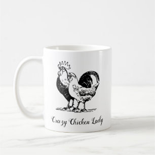 Crazy Chicken Lady Tasse