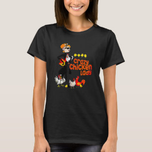 Crazy Chicken Lady Women T-Shirt