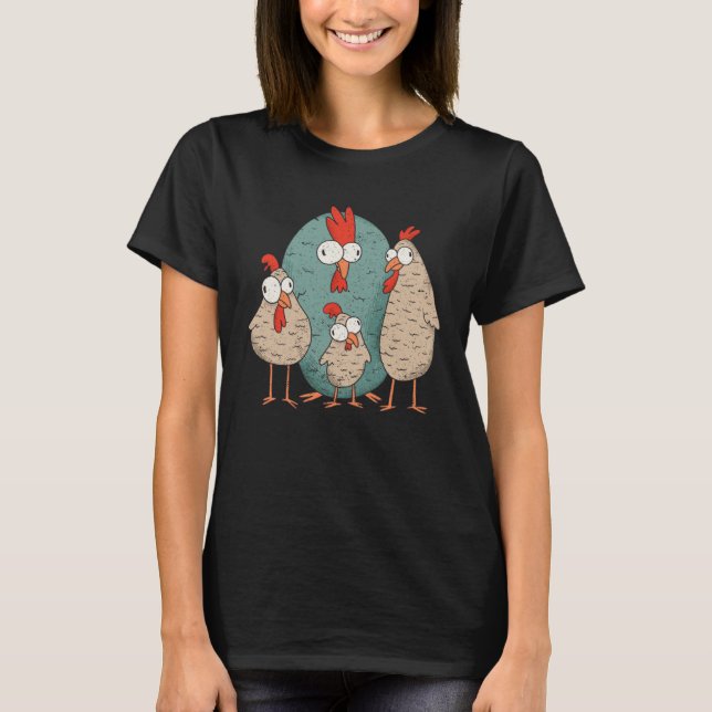 Crazy Chicken T-Shirt (Vorderseite)