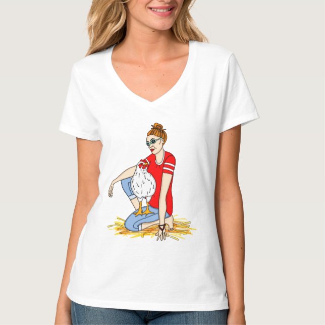Crazy Chicks T-Shirt (Vorderseite)