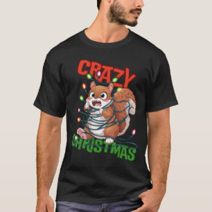 Crazy Christmas: Frustriertes Eichhörnchen T-Shirt