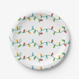 Crazy Christmas Light Plate #HolidayZ Pappteller