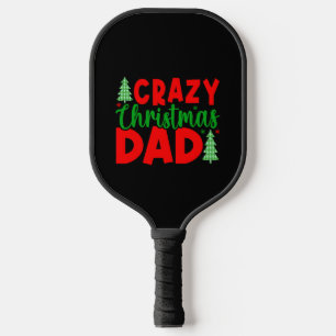 Crazy Christmas Vater Pickleball Schläger