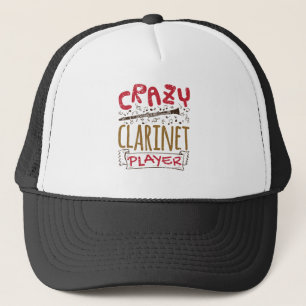 Crazy Clarinet Player Clarinetist Truckerkappe