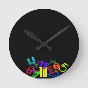 Crazy Clock Runde Wanduhr