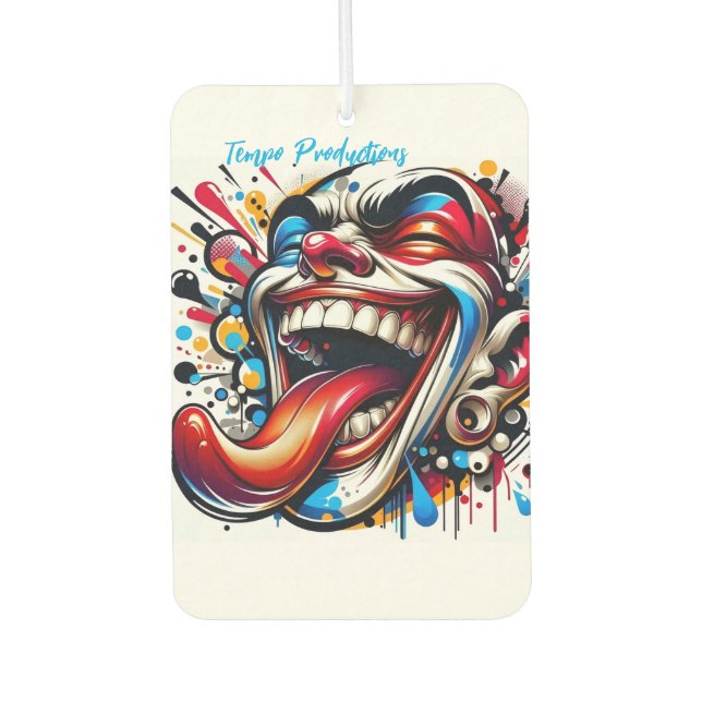 Crazy clown car air freshener  autolufterfrischer (Vorderseite)