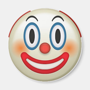 Crazy Clown Emoji Magnet