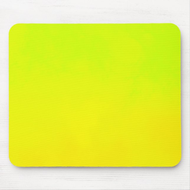 Crazy Colored Lemon Yellow / Lime Green Flashy Mousepad (Vorne)