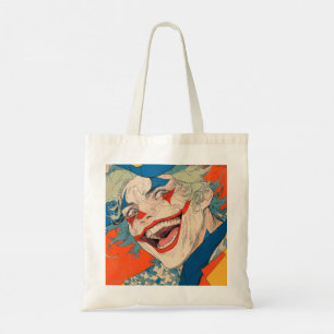 Crazy Colorful Clown Chaos: Lächeln Sie, wie Sie e Tragetasche