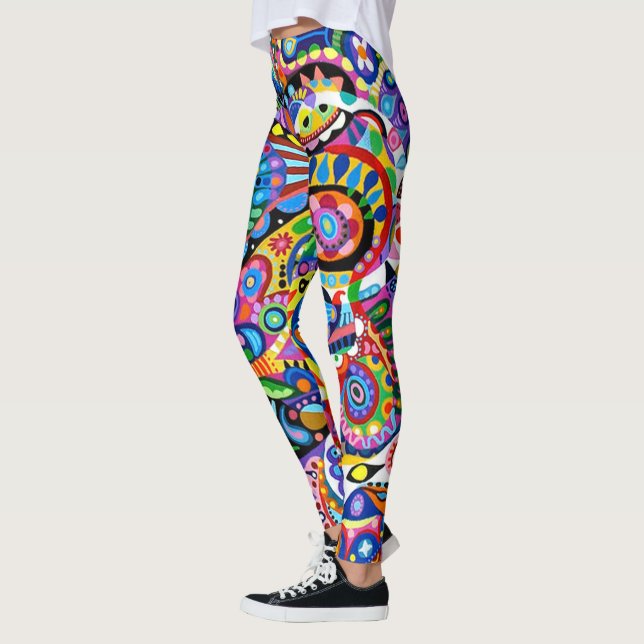 Crazy Colorful Pants Leggings (Links)