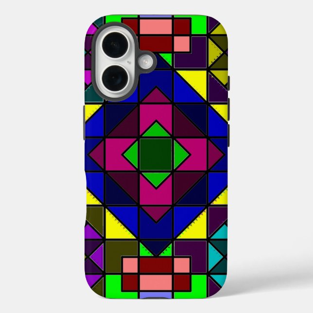Crazy Colors Case-Mate iPhone Hülle (Rückseite)