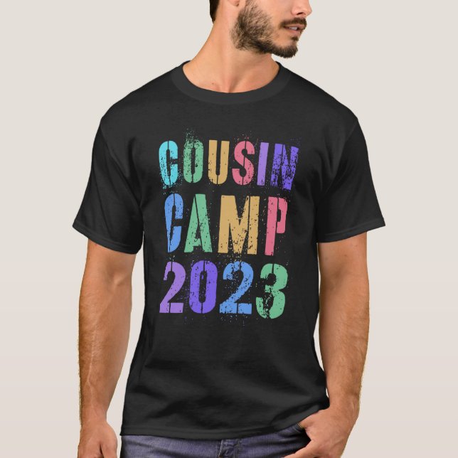 Crazy COUSIN CAMP Grandma Wandern neben dem Wasser T-Shirt (Vorderseite)