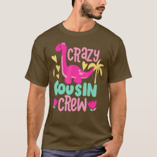 Crazy Cousin Crew Girls Dino Dinosaurier T-Shirt