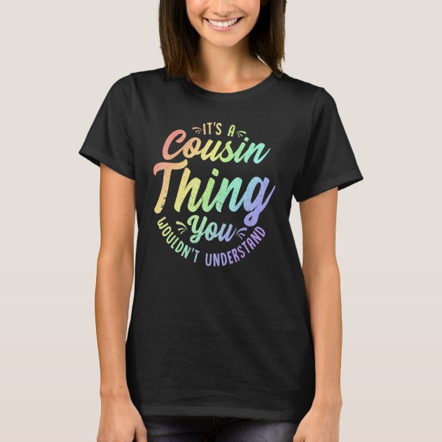 Crazy Cousin Thing Matching Group Family Crew Reun T-Shirt (Vorderseite)