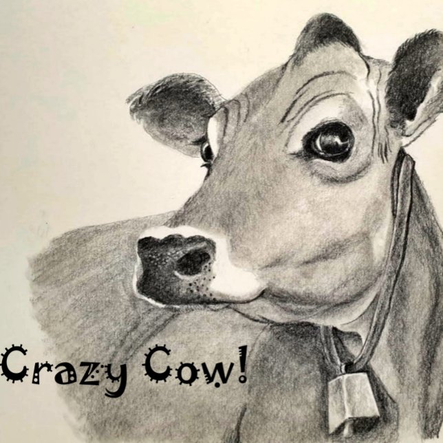 Crazy Cow Schürze (Von Creator hochgeladen)