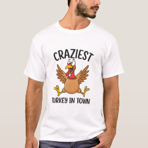 Crazy Craziest Erntedank Türkei T-Shirt
