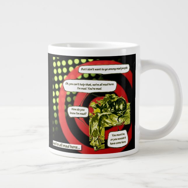 Crazy, Crazy, Crazy von Aleta Jumbo-Tasse (Rechts)