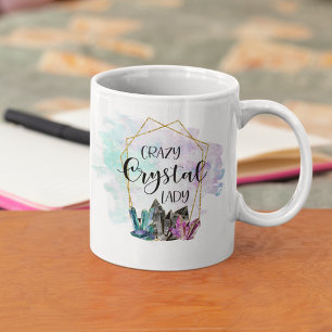 Crazy Crystal Lady Beautiful Kaffeetasse