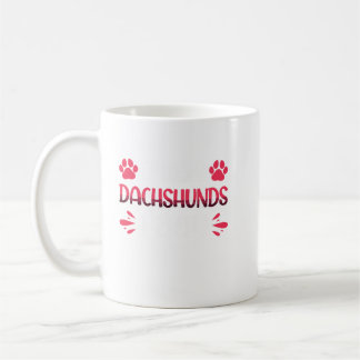 Crazy Dackeln Lady Funny Drahthaar Dackel. Kaffeetasse