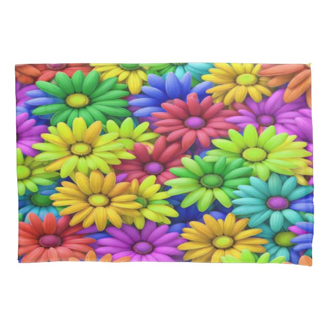 Crazy Daisy #11 - Pillowcase Kissenbezug (Vorderseite-Links)