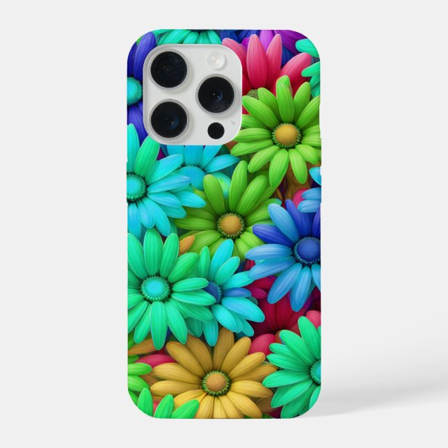 Crazy Daisy #9 - iPhone 15 Pro Hüllen Hülle (Rückseite)