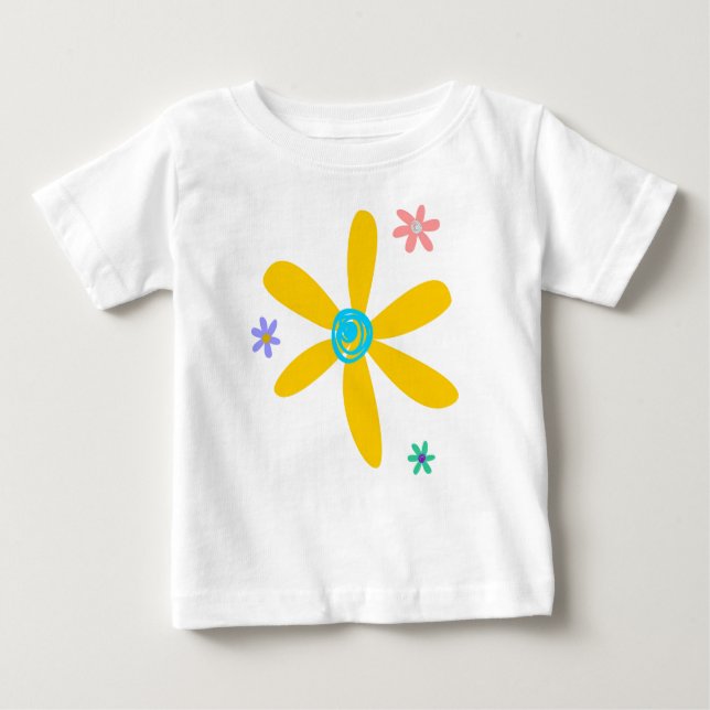 Crazy Daisy Baby T-shirt (Vorderseite)