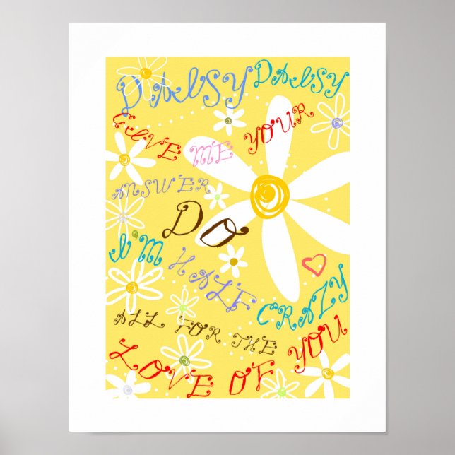 Crazy Daisy Poster (Vorne)