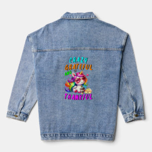 Crazy dankbar und dankbar jeansjacke