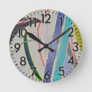 Crazy Design Clock Runde Wanduhr
