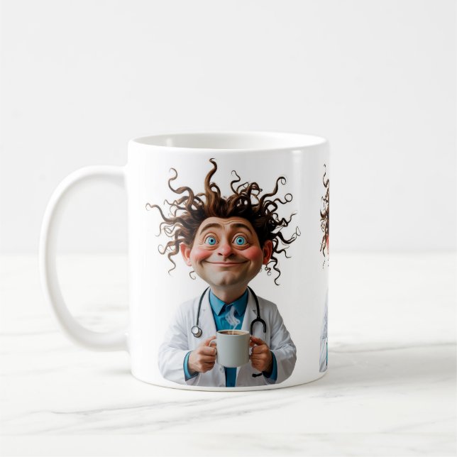 Crazy Doctor Coffee Mug Kaffeetasse (Links)