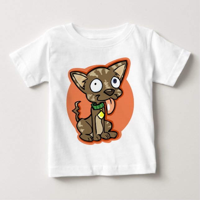 Crazy Dog Baby T-Shirt (Vorderseite)