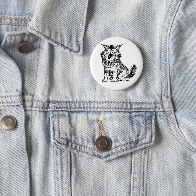 Crazy Dog Button (Beispiel)