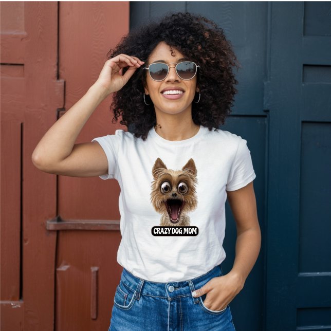 Crazy Dog Mama - Crazy Dog T-Shirt (Von Creator hochgeladen)