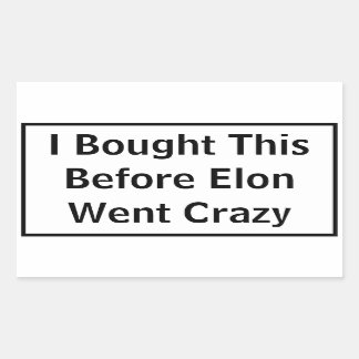 Crazy Elon Sticker für Tesla