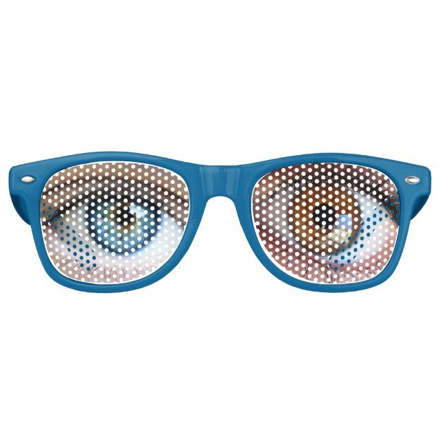 Crazy Eyes Custom Adult Party Shades Sonnenbrille (Vorderseite)