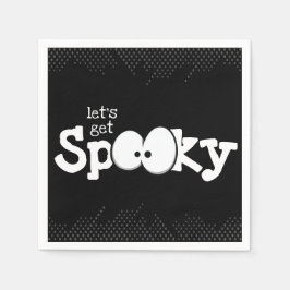 Crazy Eyes Lassen Sie uns verwöhntes Halloween-Par Serviette