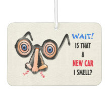 Crazy Eyes Nose Glasses riecht nach New Car