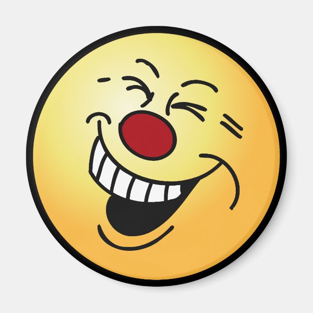 Crazy Face Grumpey Magnet (Vorne)