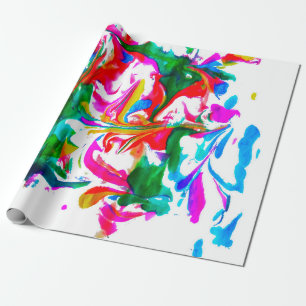 Crazy Farben Geschenkpapier