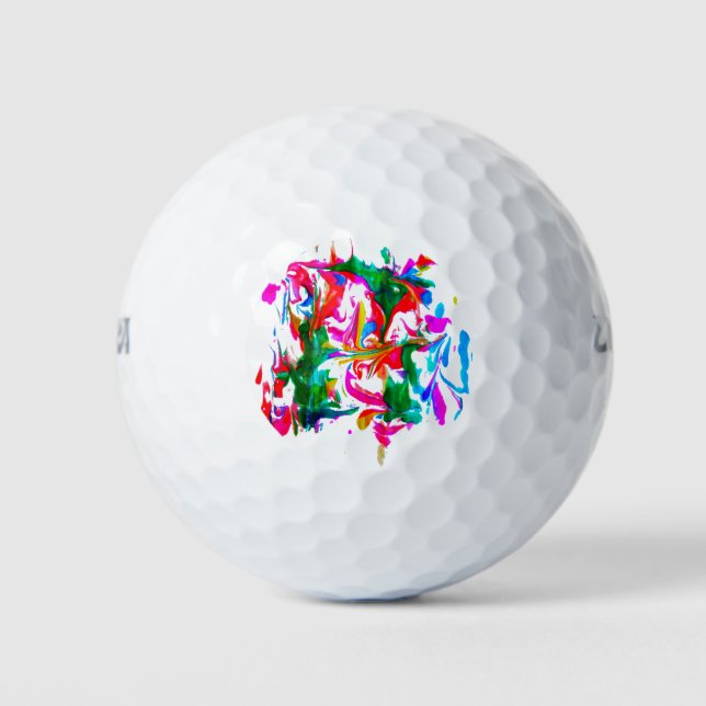 Crazy Farben Golfball (Vorderseite)