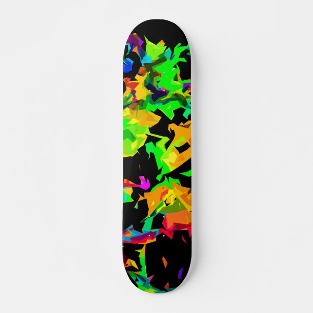 Crazy Farben Skateboard (Vorne)