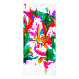 Crazy Farben Werbekarte