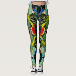 Crazy farbenfrohe Leggings. Leggings