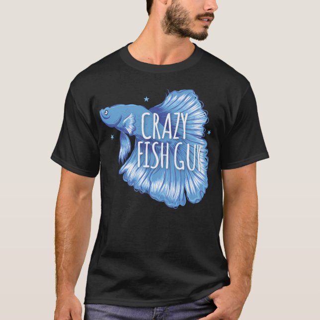 Crazy Fish Typ T-Shirt (Vorderseite)