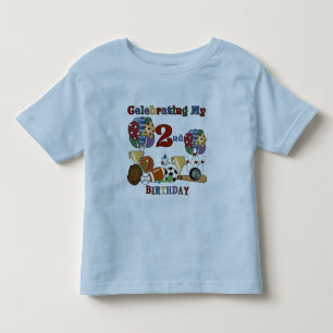 Crazy for Sports 2. Geburtstag T - Shirt und Gesch