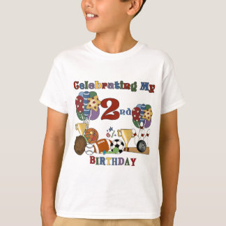 Crazy for Sports 2. Geburtstag T - Shirt und Gesch