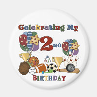 Crazy for Sports 2. Geburtstag T - Shirt und Gesch