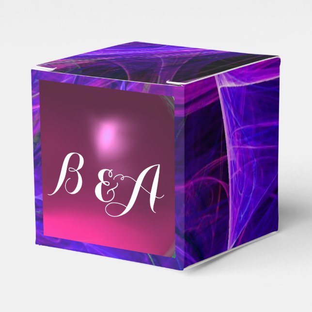 CRAZY FOTON GEMSTONE blue lila MONOGRAM Geschenkschachtel (Vorderseite)