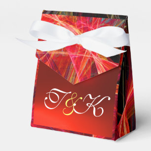 CRAZY FOTON GEMSTONE RED RUBY MONOGRAM GESCHENKSCHACHTEL