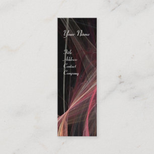 CRAZY FOTON MONOGRAM lila Mini Visitenkarte